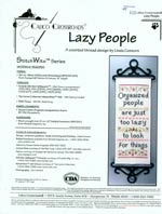 Lazy People Cross Stitch