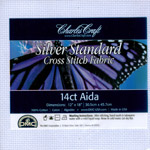 Light Blue Silver Standard 14 Count Aida Cross Stitch