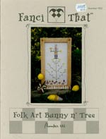 Folk Art Bunny n' Tree Cross Stitch