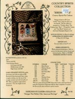 Country Spirits Collection, Birdhouses Cross Stitch