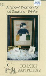 A Snow Woman for all Seasons - Winter Cross Stitch