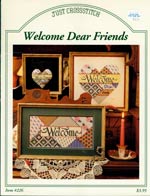 Welcome Dear Friends Cross Stitch