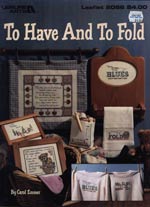To Have And To Fold Cross Stitch