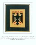 GERMANY - Coat of Arms Cross Stitch