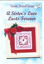 A Sister's Love Lasts Forever Cross Stitch