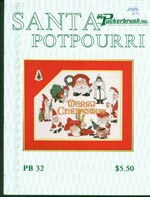 Santa Potpourri Cross Stitch