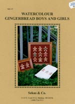Watercolour Gingerbread Boys and Girls Cross Stitch