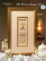 Old Roses Antique Lace Cross Stitch
