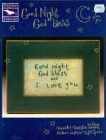 Good Night God Bless and I Love You Cross Stitch