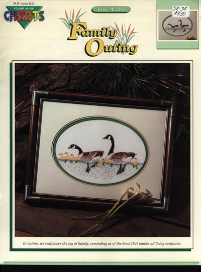 Family Outing Cross Stitch Leaflet