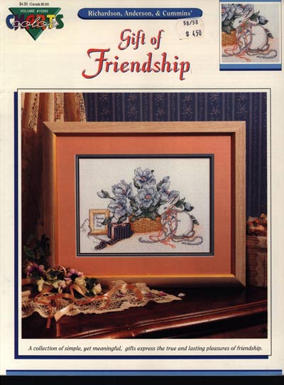 Gift Of Friendship Cross Stitch Leaflet