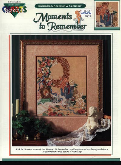 Moments To Remember Cross Stitch Leaflet