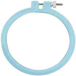 Plastic Deluxe Super Grip Hoop, 4 inches Cross Stitch Notions