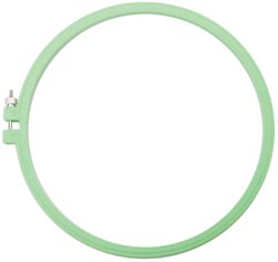 Hoop-La Plastic Embroidery Hoop, 8 inches Cross Stitch Notions