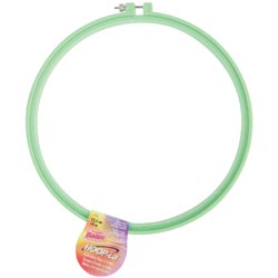 Hoop-La Plastic Embroidery Hoop, 10 inches Cross Stitch Notions