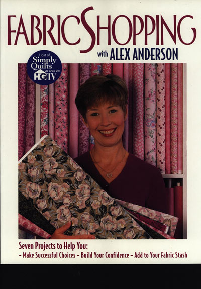 Fabric Shopping With Alex Anderson Cross Stitch Book