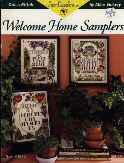 Welcome Home Samplers Cross Stitch Leaflet