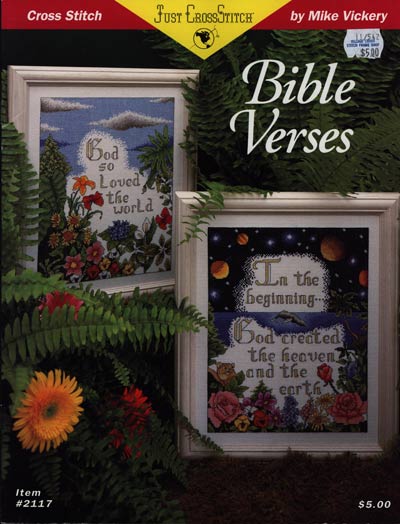 Bible Verses Cross Stitch Leaflet