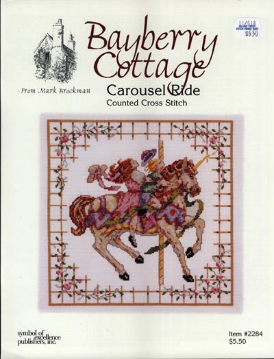 Bayberry Cottage Carousel Ride Cross Stitch Leaflet