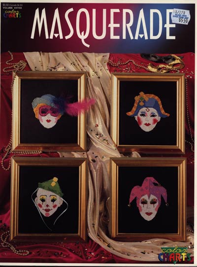 Masquerade Cross Stitch Leaflet