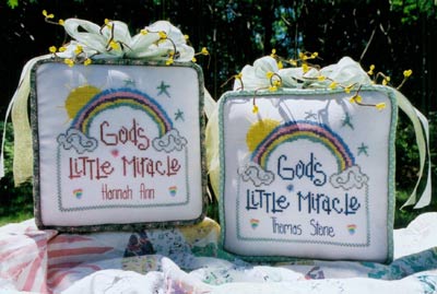 God's Little Miracle Cross Stitch Leaflet