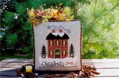 Home For Christmas Cross Stitch Leaflet