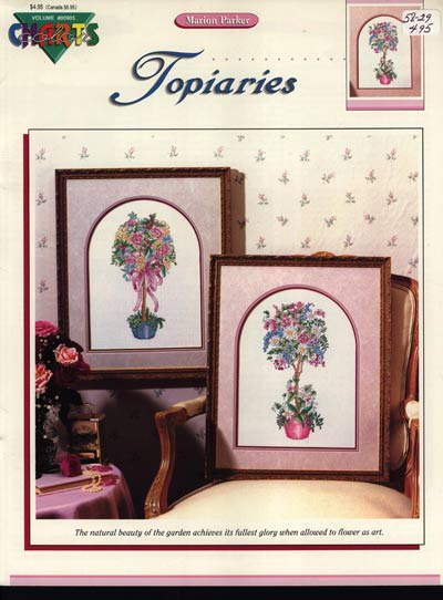 Topiaries Cross Stitch Leaflet