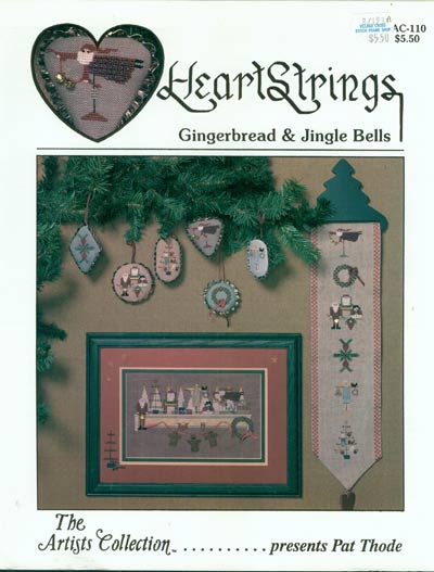 Gingerbread and Jingle Bells Cross Stitch Leaflet