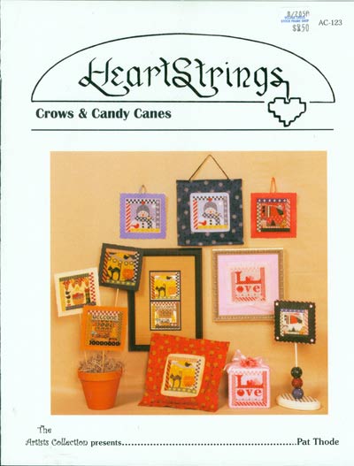 Crows and Candy Canes Cross Stitch Leaflet