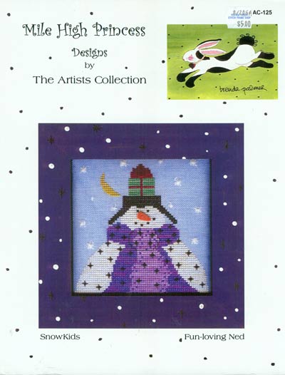 Snowkids - Fun-Loving Ned Cross Stitch Leaflet