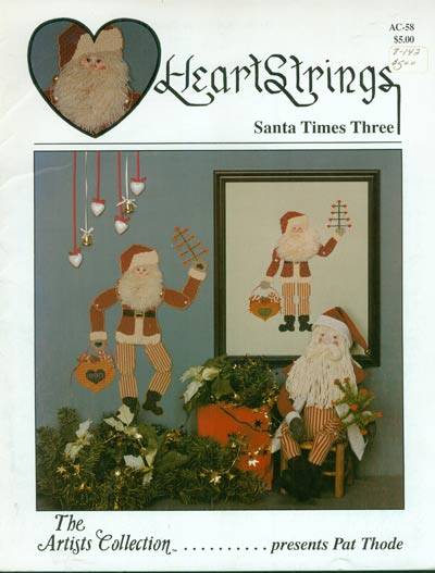 Santa Times Three Cross Stitch Leaflet
