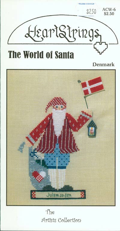 The World of Santa - Denmark Cross Stitch Leaflet