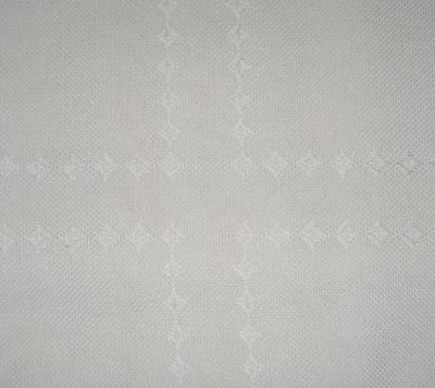 Afghan - White Cross Stitch Afghan