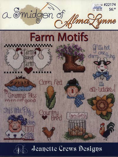 A Smidgen of Alma Lynne: Farm Motifs Cross Stitch Leaflet
