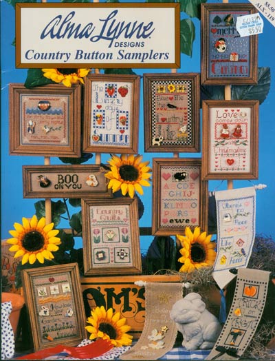 Country Button Samplers Cross Stitch Leaflet