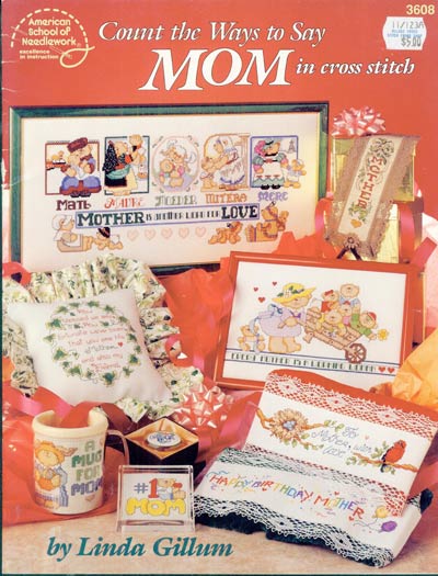 Count The Ways To Say Mom Cross Stitch Leaflet