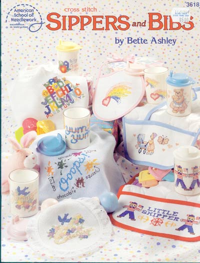 Sippers and Bibs Cross Stitch Leaflet