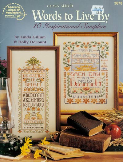 Words to Live By Cross Stitch Leaflet