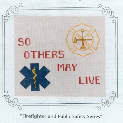 So Others May Live Motto Cross Stitch Leaflet
