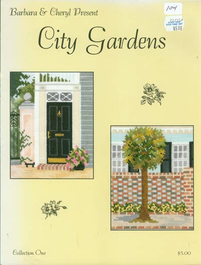 City Gardens - Collection One Cross Stitch Leaflet