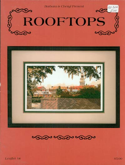 Roof Tops Cross Stitch Leaflet