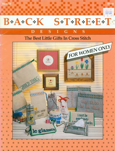 The Best Little Gifts In Cross Stitch  -  For Women Only Cross Stitch Leaflet