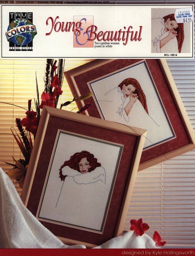 Young and Beautiful Cross Stitch Leaflet