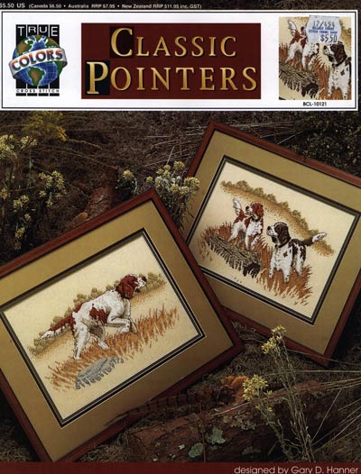 Classic Pointers Cross Stitch Leaflet