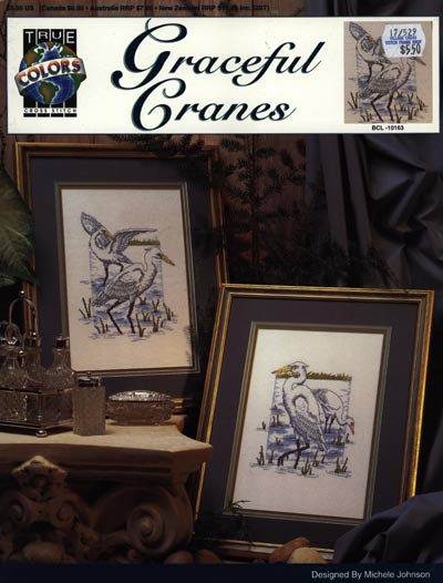 Graceful Cranes Cross Stitch Leaflet