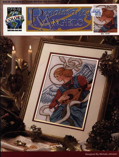 Renaissance Angels Cross Stitch Leaflet