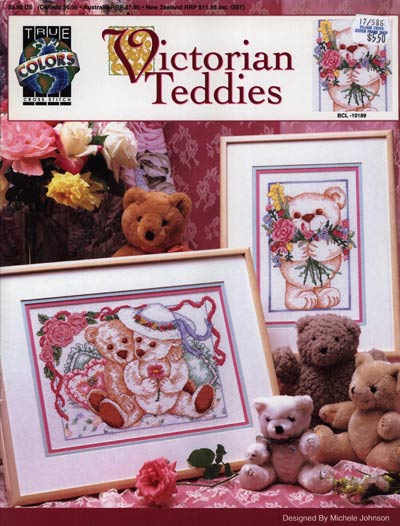 Victorian Teddies Cross Stitch Leaflet