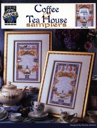 Coffee and Tea House Samplers Cross Stitch Leaflet