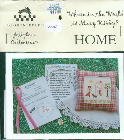 Where in the World is Mary Kirby  -  Home Cross Stitch Leaflet