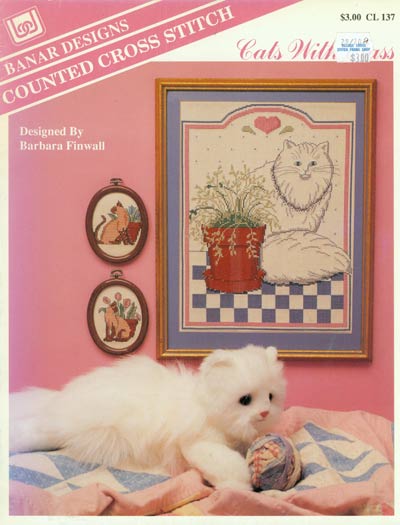 Cats With Class Cross Stitch Leaflet